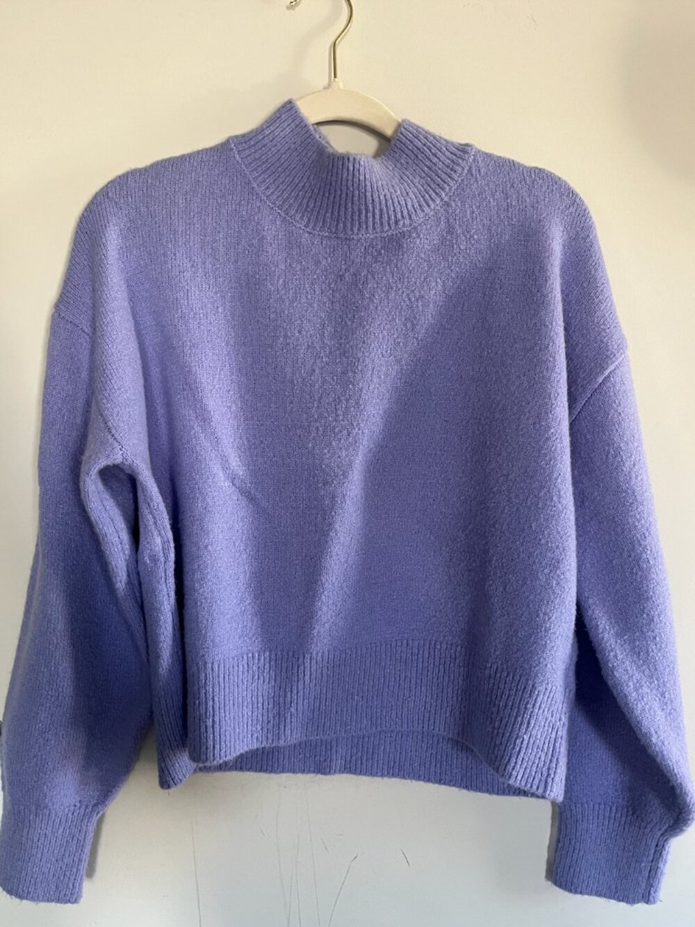 Lilac Mockneck Sweater